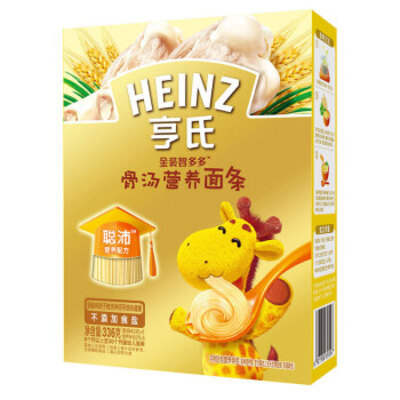 Heinz/亨氏金裝智多多係列骨湯營養麵條336g