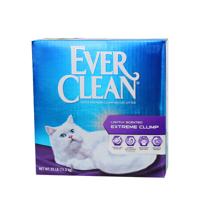 Ever Clean/藍鑽紫標清香超細顆粒膨潤土貓砂25磅
