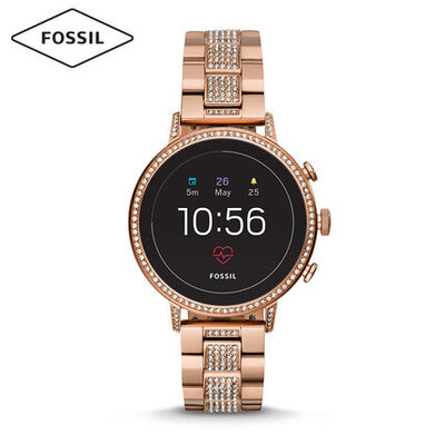 Fossil轻奢镶钻钢带智能手表GEN4 FTW6011