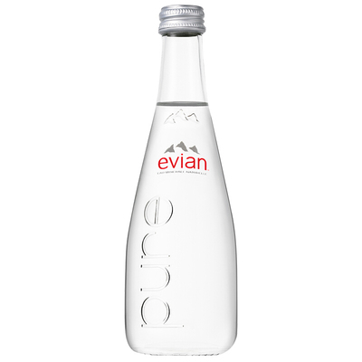 Evian/依云天然矿泉水玻璃瓶330ml*20