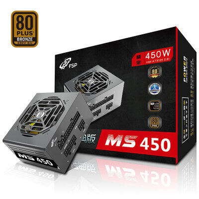 FSP/全汉经典版MS 450铜牌电脑电源450W