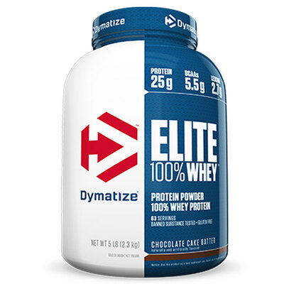 Dymatize/狄马泰斯Elite 100%Whey巧克力味乳清蛋白质粉5磅