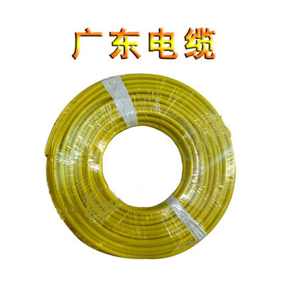 广东电缆ZC- BV6平方国标阻燃单支铜芯电线100m