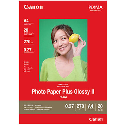 Canon/佳能PP-208 A4高级光面照片纸20张
