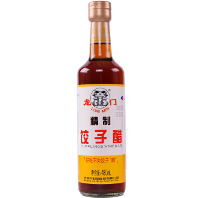 龙门精制饺子醋480ml*3瓶