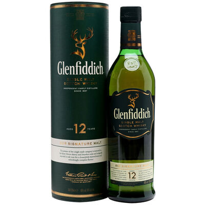 Glenfiddich/格兰菲迪畅销款12年单一纯麦威士忌700ml