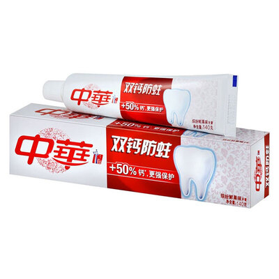 中华双钙防蛀牙膏140g