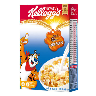Kellogg's/家乐氏香甜玉米片麦片300g