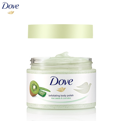 Dove/多芬奇异果和芦荟风味冰激凌身体磨砂膏298g