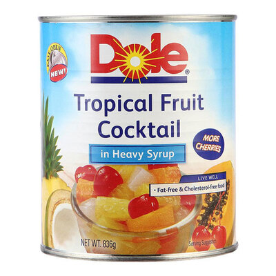 Dole/都乐Tropical Fruit in Heavy Syrup（热带杂果）罐头836g