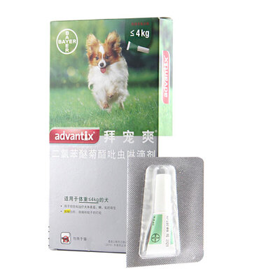 Bayer/拜耳拜宠爽微小型犬（≤4kg）体外驱虫滴剂0.4ml
