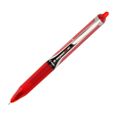 PILOT/百乐0.5mm红色按动针管笔中性笔1支装BXRT-V5