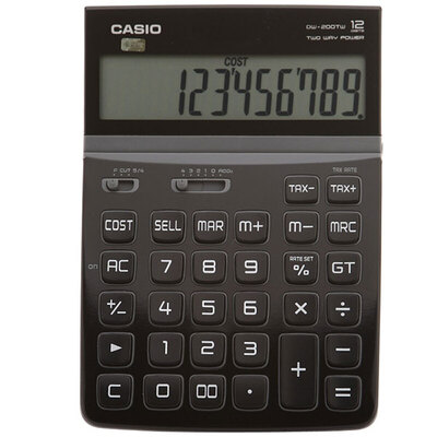 Casio/卡西欧魅雅系列大型计算器DW-200TW