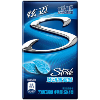 Stride/炫迈薄荷味无糖口香糖28片