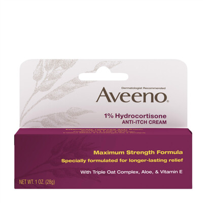 Aveeno/艾惟诺1% Hydrocortisone Anti-Itch Cream