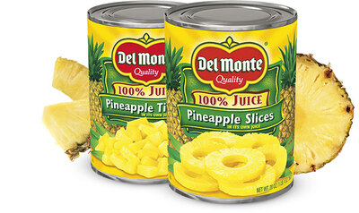 Del Monte/德尔蒙糖水菠萝片罐头836g