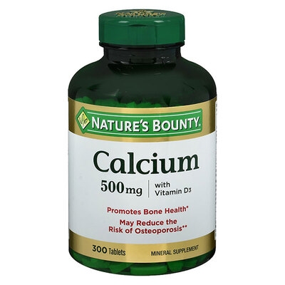 Nature's Bounty Calcium Plus Vitamin D3 500mg