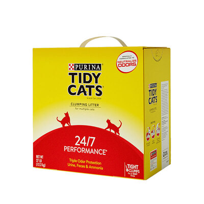 TIDY CATS/泰迪红标持续吸附膨润土猫砂12.3kg