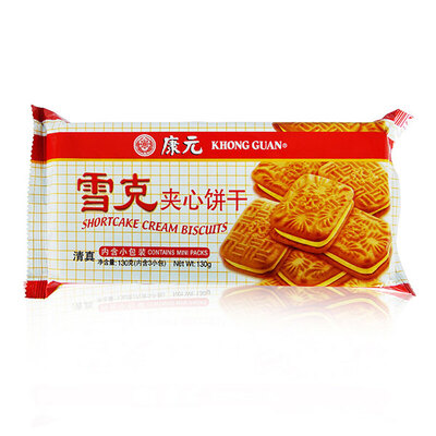 KHONG YUAN/康元雪克夹心饼干130g
