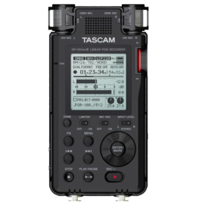 Tascam音频师专业级双电池录音笔DR-100MKIII