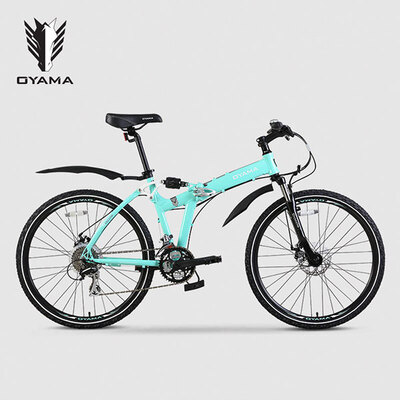 Oyama/欧亚马26寸24速折叠自行车酷炫L900