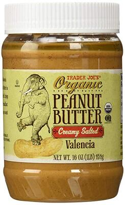 Trader Joe's Organic Peanut Butter Creamy and Salted有机有盐柔滑花生酱