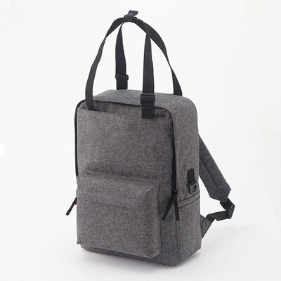 MUJI/无印良品可作手提包使用双肩包A4尺寸
