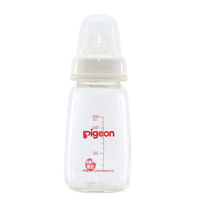 Pigeon/贝亲标准口径新生儿玻璃奶瓶120mL