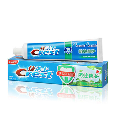 Crest/佳洁士健康专家防蛀修护牙膏长效清新薄荷200g