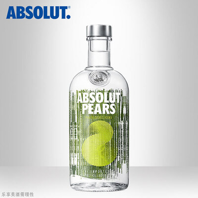 Absolut Vodka/绝对伏特加苹果梨味700ml