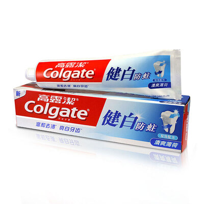Colgate/高露洁健白防蛀清爽薄荷牙膏140g