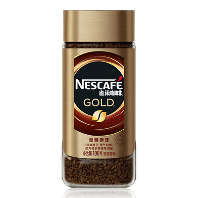 NESCAFE//雀巢咖啡金牌原味黑咖啡200g