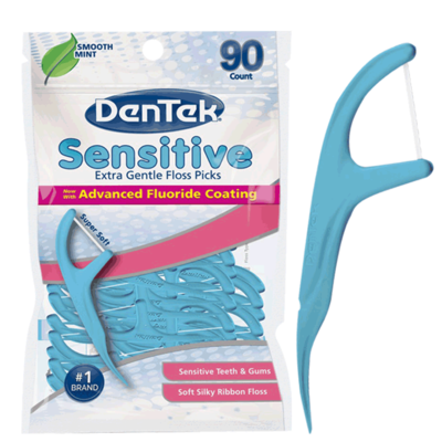 DenTek/德泰克Sensitive舒适清洁牙线90支*2包
