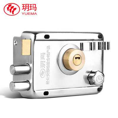 YUE MA/玥玛老式C级锁芯防盗外装门锁750C-6498