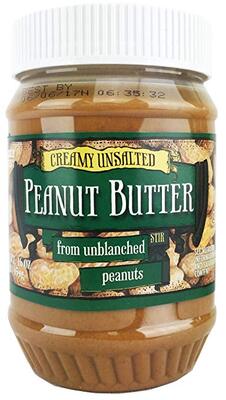 Trader Joe's Creamy Unsalted Peanut Butter柔滑无盐花生酱