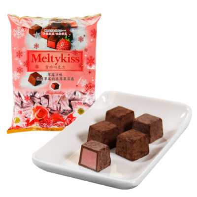 Meiji/明治雪吻巧克力草莓口味1kg