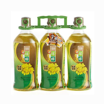 狮球唛900ml香港制造纯正芥花籽油