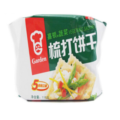 Garden/嘉顿蔬菜味苏打饼干115g