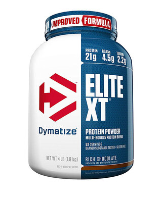 Dymatize/ Elite XT 巧克力味延长释放蛋白粉4 lbs