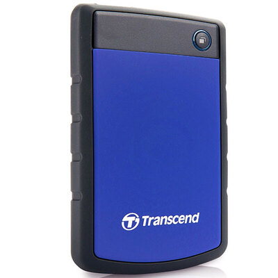 Transcend/创见StoreJet 25H3B抗震防护高速移动硬盘