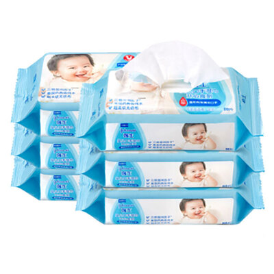 Johnson’s baby/强生婴儿手口湿纸巾80片*6包