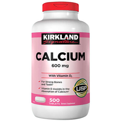 Kirkland Signature Calcium 600mg with Vitamin D3