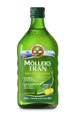 Moller's儿童深海鳕鱼肝油柠檬味250ml（TRAH）