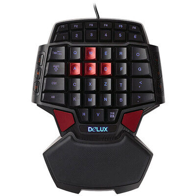 DELUX/多彩 机械手感双空格背光有线键盘T9U