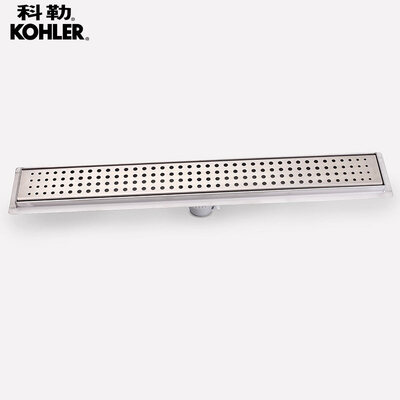 KOHLER/科勒K-97739T-NA加厚加长条形浴室防臭地漏