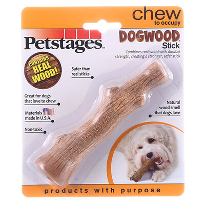 Petstages Dogwood耐咬史迪克磨牙洁齿宠物玩具