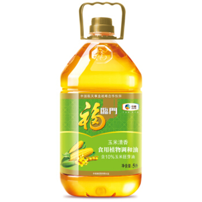 Fortune/福临门玉米清香食用植物调和油5L