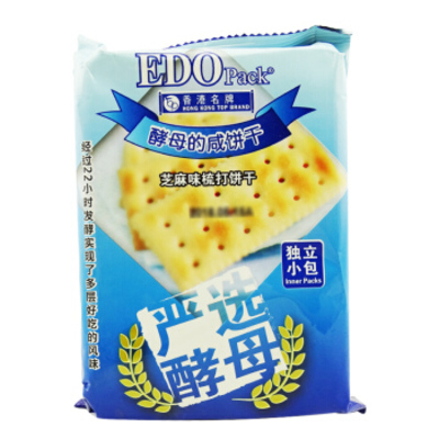 EDO Pack芝麻味苏打饼干100g