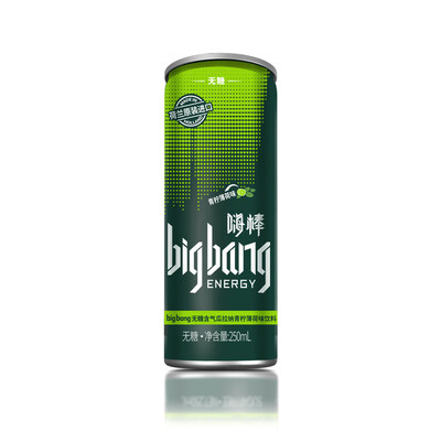 Bigbang/嗨棒青柠薄荷运动饮料250ml*6罐