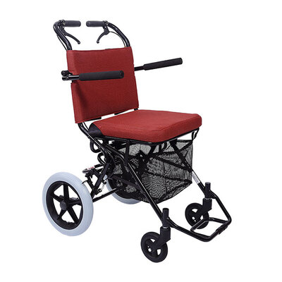 中进超轻量系列依赛哈专款折叠轻便超轻航钛铝合金轮椅003